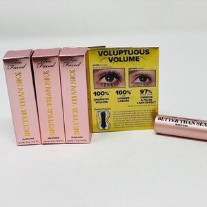 3pk- Too Faced- Better Than Sex Mascara-.13 oz ea no box.